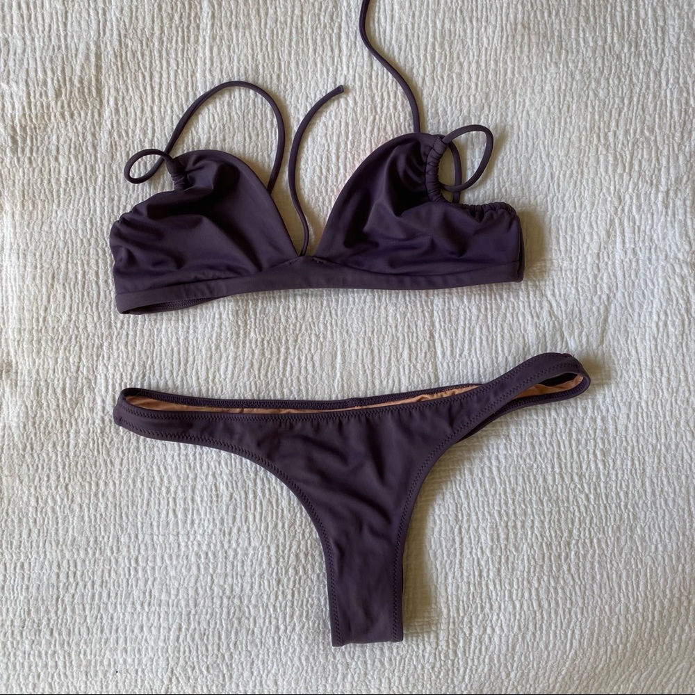 Victoria’s Secret purple bikini